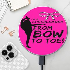 Bow To Toe Cheer Wireless Charger by artworkshop