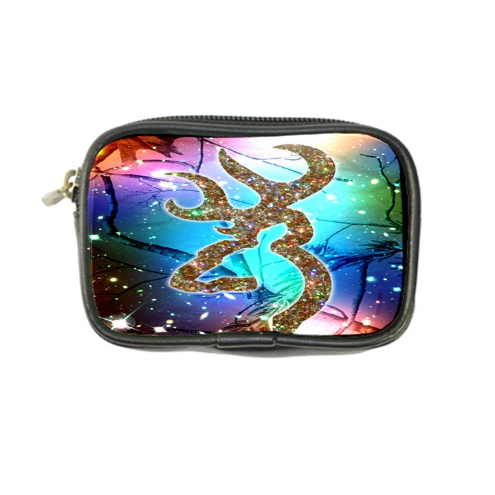 Browning Deer Glitter Galaxy Coin Purse