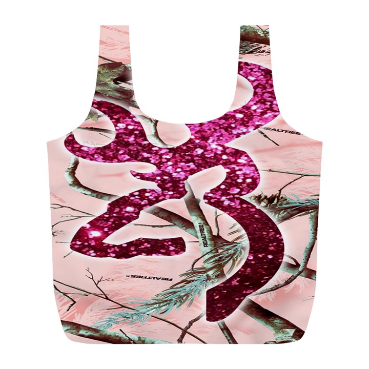 Browning Deer Glitter Full Print Recycle Bag (L)