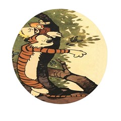 Calvin And Hobbes Mini Round Pill Box (pack Of 5) by artworkshop