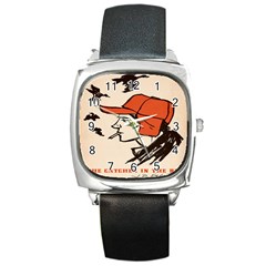 Catcher In The Rye Square Metal Watch by artworkshop