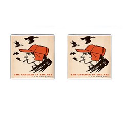 Catcher In The Rye Cufflinks (square) by artworkshop