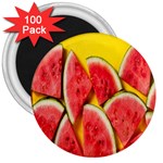 Watermelon 3  Magnets (100 pack) Front