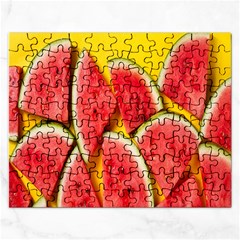 Watermelon Rectangular Jigsaw Puzzl by artworkshop