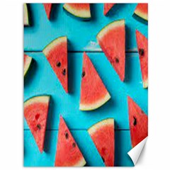 Watermelon Blue Background Canvas 36  X 48  by artworkshop