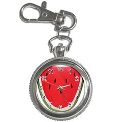 Watermelon Pillow Fluffy Key Chain Watches by artworkshop