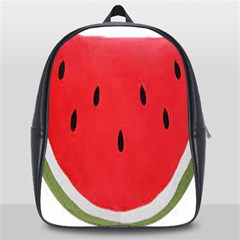 Watermelon Pillow Fluffy School Bag (large) by artworkshop