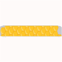 Hexagons Yellow Honeycomb Hive Bee Hive Pattern Small Bar Mats by artworkshop