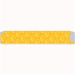 Hexagons Yellow Honeycomb Hive Bee Hive Pattern Small Bar Mats 24 x4  Bar Mat