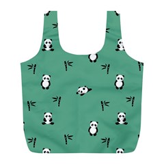 Pandas Pattern Full Print Recycle Bag (l) by artworkshop