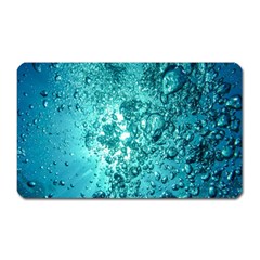 Bubbles Water Bub Magnet (rectangular) by artworkshop