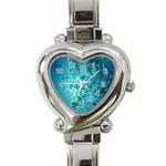 Bubbles Water Bub Heart Italian Charm Watch Front