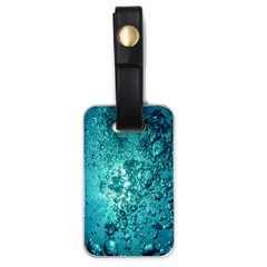 Bubbles Water Bub Luggage Tag (one Side) by artworkshop