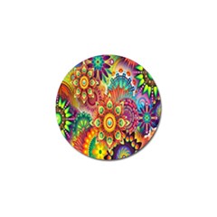 Mandalas Colorful Abstract Ornamental Golf Ball Marker (10 Pack) by artworkshop