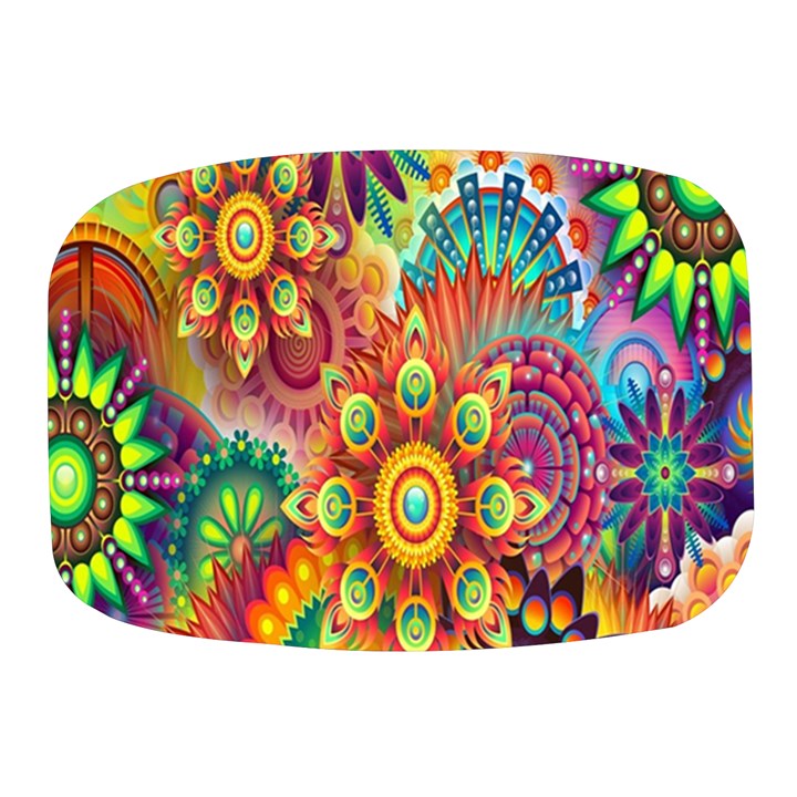 Mandalas Colorful Abstract Ornamental Mini Square Pill Box