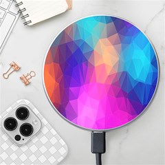 Triangles Polygon Color Wireless Charger by artworkshop