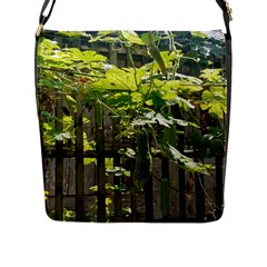 Bitter Melon Flap Closure Messenger Bag (l) by artworkshop