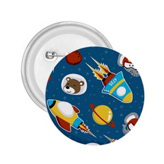 Seamless-pattern-vector-with-spacecraft-funny-animals-astronaut 2 25  Buttons by Jancukart