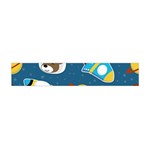 Seamless-pattern-vector-with-spacecraft-funny-animals-astronaut Flano Scarf (Mini) Back