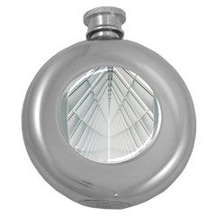 Architecture Building Round Hip Flask (5 Oz) by artworkshop