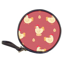 Cute-chicken-eggs-seamless-pattern Classic 20-cd Wallets by Jancukart