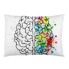 Brain-mind-psychology-idea-drawing Pillow Case by Jancukart