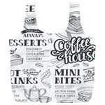 Vintage Coffee-tea-cafe-hamburger-menu-coffee-shop-menu Full Print Recycle Bag (XXL) Front