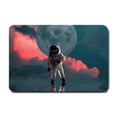 Astronaut-moon-space-nasa-planet Small Doormat  by Jancukart