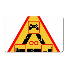 Gamer-geek-video-game-sign-fan Magnet (rectangular) by Jancukart