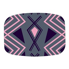 Abstract Pattern Geometric Backgrounds  Mini Square Pill Box by Eskimos