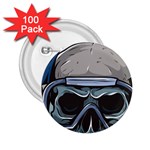 Skull-underwater-diving-skeleton-diving-head 2.25  Buttons (100 pack)  Front