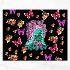 Doll Face Invert Rectangular Jigsaw Puzzl by violetheavensky