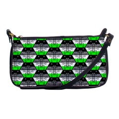 Hackers Town Void Mantis Hexagon Agender Agender Info Pride Flag Shoulder Clutch Bag by WetdryvacsLair