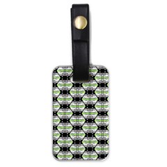 Hackers Town Void Mantis Hexagon Agender Pride Flag Luggage Tag (one Side) by WetdryvacsLair