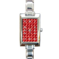 Sculpture-art-traffic-cones-plastic Rectangle Italian Charm Watch by Jancukart