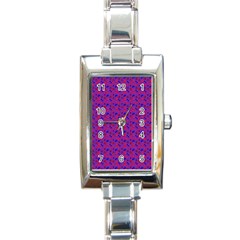 Digitalart Rectangle Italian Charm Watch by Sparkle