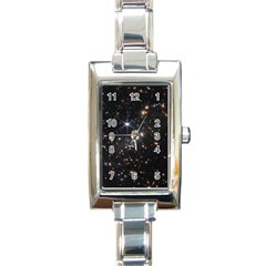 James Webb Space Telescope Deep Field Rectangle Italian Charm Watch by PodArtist