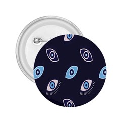 Eyes Evil Eye Blue Pattern Design 2 25  Buttons by artworkshop