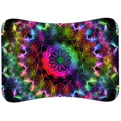 Pride Mandala Velour Seat Head Rest Cushion by MRNStudios