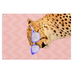 Leopard In The Sunglasses Banner And Sign 6  X 4  by NiOng