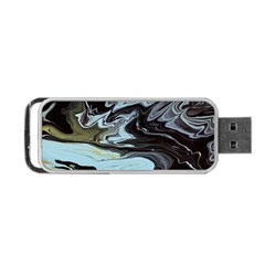 Abstract Painting Black Portable Usb Flash (two Sides) by nateshop