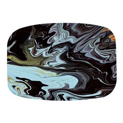 Abstract Painting Black Mini Square Pill Box by nateshop