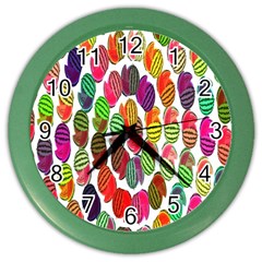 Watermelon Color Wall Clock by nateshop