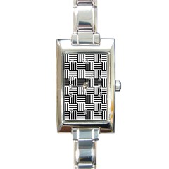 Basket Rectangle Italian Charm Watch by nateshop