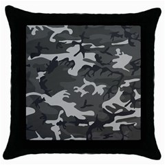 Camouflage Throw Pillow Case (black) by nateshop