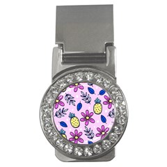 Flowers Purple Money Clips (cz)  by nateshop