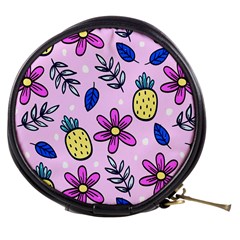 Flowers Purple Mini Makeup Bag by nateshop