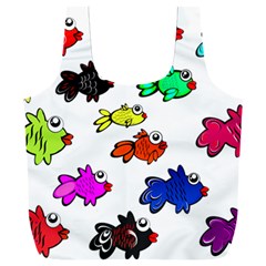 Fish Fishes Marine Life Swimming Water Full Print Recycle Bag (xxxl) by Sapixe