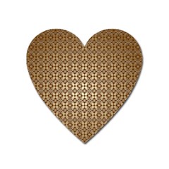 Background-chevron Chocolate Heart Magnet by nateshop