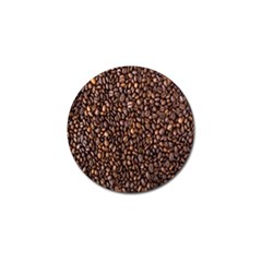 Coffee Beans Food Texture Golf Ball Marker (4 Pack) by artworkshop